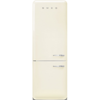 Smeg FAB38LCR5 50's Style Double Door Freestanding Left Hinge Fridge Freezer Cream