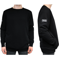 ARB Apparel Mens Core Crew Neck Jumper Black - Medium