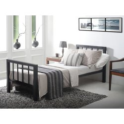 Time Living Metro Black Metal Bed Frame - 3Ft Single