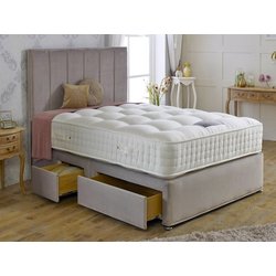 Dura Royal Crown Natural Pocket 2000 Divan Bed - 6Ft Super King Size