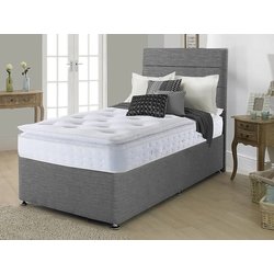 Deluxe Penrith Pocket 1000 Pillowtop Extra Long Divan Bed - Extra Long King Size 5Ft X 7Ft