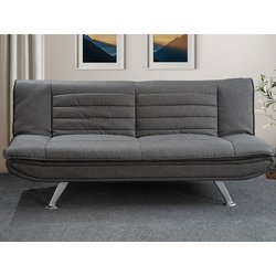 Sweet Dreams Texas Grey Fabric Sofa Bed