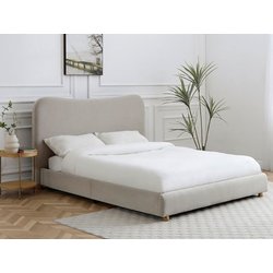 Kyoto Mollie Natural Fabric Bed Frame - 5Ft King Size