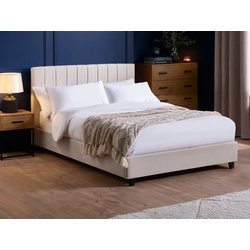 Julian Bowen Aylen Cream Fabric Bed Frame - 4Ft6 Double