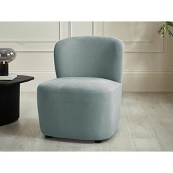 Julian Bowen Lunetta Blue Fabric Armchair