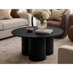 Lpd Lane Black Wooden Coffee Table