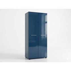 Asc Venice Gloss 2 Door Double Wardrobe Assembled