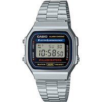 Casio Vintage A168WA-1YES Stainless Steel Bracelet Digital Watch - Silver
