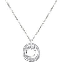 Argento Intertwined Circles Necklace - Adjustable