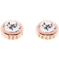 Ted Baker Sinaa Crystal Rose Gold Stud Earrings
