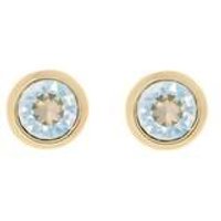Ted Baker Sinaa Crystal Stud Gold Earrings