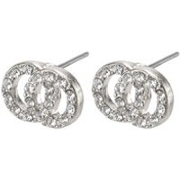 Pilgrim Silver Victoria Crystal Earrings