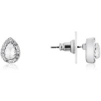 August Woods Silver Crystal Teardrop Earrings