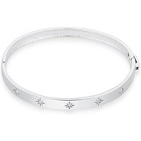 August Woods Silver Crystal Star Bangle