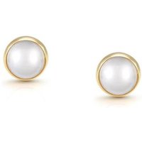 Nomination White Pearl and Gold Earrings