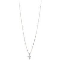 Pilgrim Silver Crystal Cross Necklace