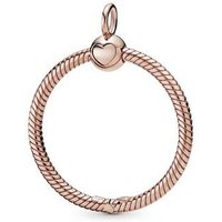 Pandora Large Rose Gold Moments O Pendant - Rose Gold