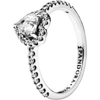 Pandora Elevated Heart Ring - Ring Size 58
