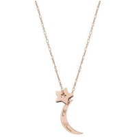 Nomination Rose Gold Essentials Crystal Star Necklace