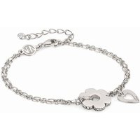 Nomination Silver Essentials Crystal Flower Bracelet