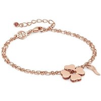 Nomination Rose Gold Essentials Crystal Clover Bracelet