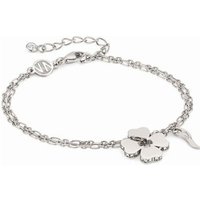 Nomination Silver Essentials Crystal Clover Bracelet - Silver