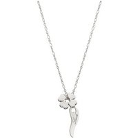 Nomination Silver Essentials Crystal Clover Necklace