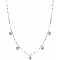 Nomination Silver Multi Crystal Heart Easychic Necklace - 44cm