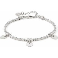 Nomination Chic Silver Crystal Hearts Bracelet