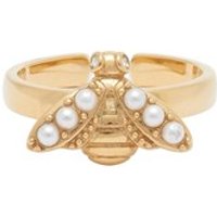 Olivia Burton Pearl Bee Gold Ring - 54