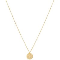 Argento Gold Heart Coin Necklace - 45cm