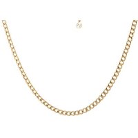 Argento Recycled Gold Classic Curb Chain Necklace - 46cm