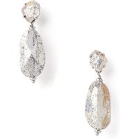 Kate Spade New York Silver Crystal Rock Drop Earrings - Silver