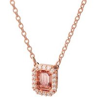 Swarovski Millenia Pink Sparkling Dance Necklace - Rose gold