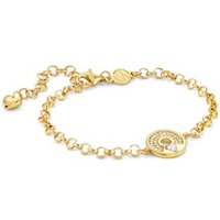 Nomination Sentimental Gold Crystal Heart Bracelet