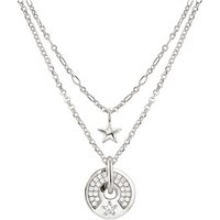 Nomination Sentimental Silver Crystal Star Necklace - Silver