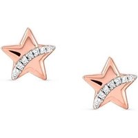 Nomination Sweetrock Rose Gold Star Crystal Earrings