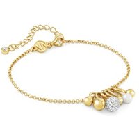 Nomination Soul Gold Crystal Ball Pearl Bracelet - 19cm