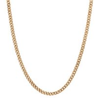 Over and Over 5mm Gold Steel Chain Necklace - 59cm