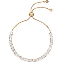 Ted Baker Gold Icon Crystal Bracelet - Adjustable