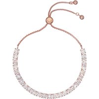 Ted Baker Rose Gold Icon Crystal Bracelet - Adjustable