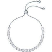 Ted Baker Silver Icon Crystal Bracelet - Adjustable