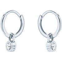 Ted Baker Silver Crystal Huggie Earrings - Silver