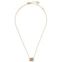 Kate Spade New York Gold Madra Gingham Triple Disc Necklace - Gold