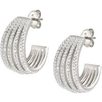 Nomination Lovelight Silver Crystal Hoop Earrings