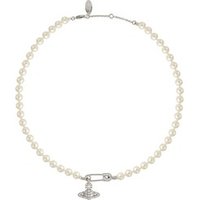 Vivienne Westwood Lucrece Pearl Necklace - Silver
