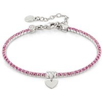 Nomination Chic Pink Crystal Heart Bracelet
