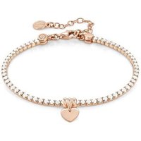 Nomination Rose Gold Chic Opal Crystal Heart Bracelet