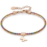 Nomination Rose Gold Chic Rainbow Crystal Butterfly Bracelet
