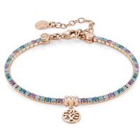 Nomination Rose Gold Chic Mixed Crystal Tree Of Life Bracelet